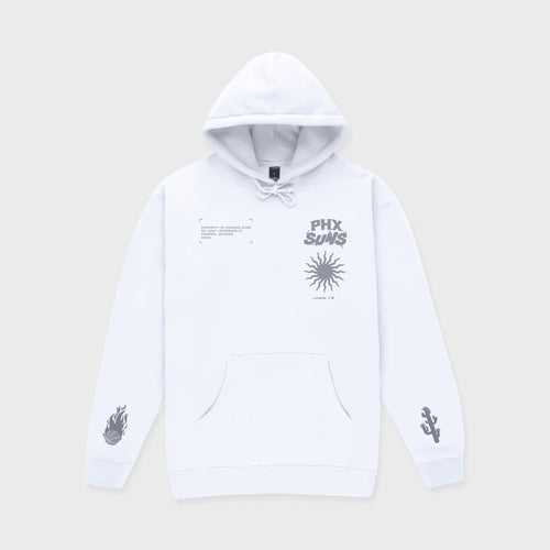 Noah Beck x Suns Property White Hoodie