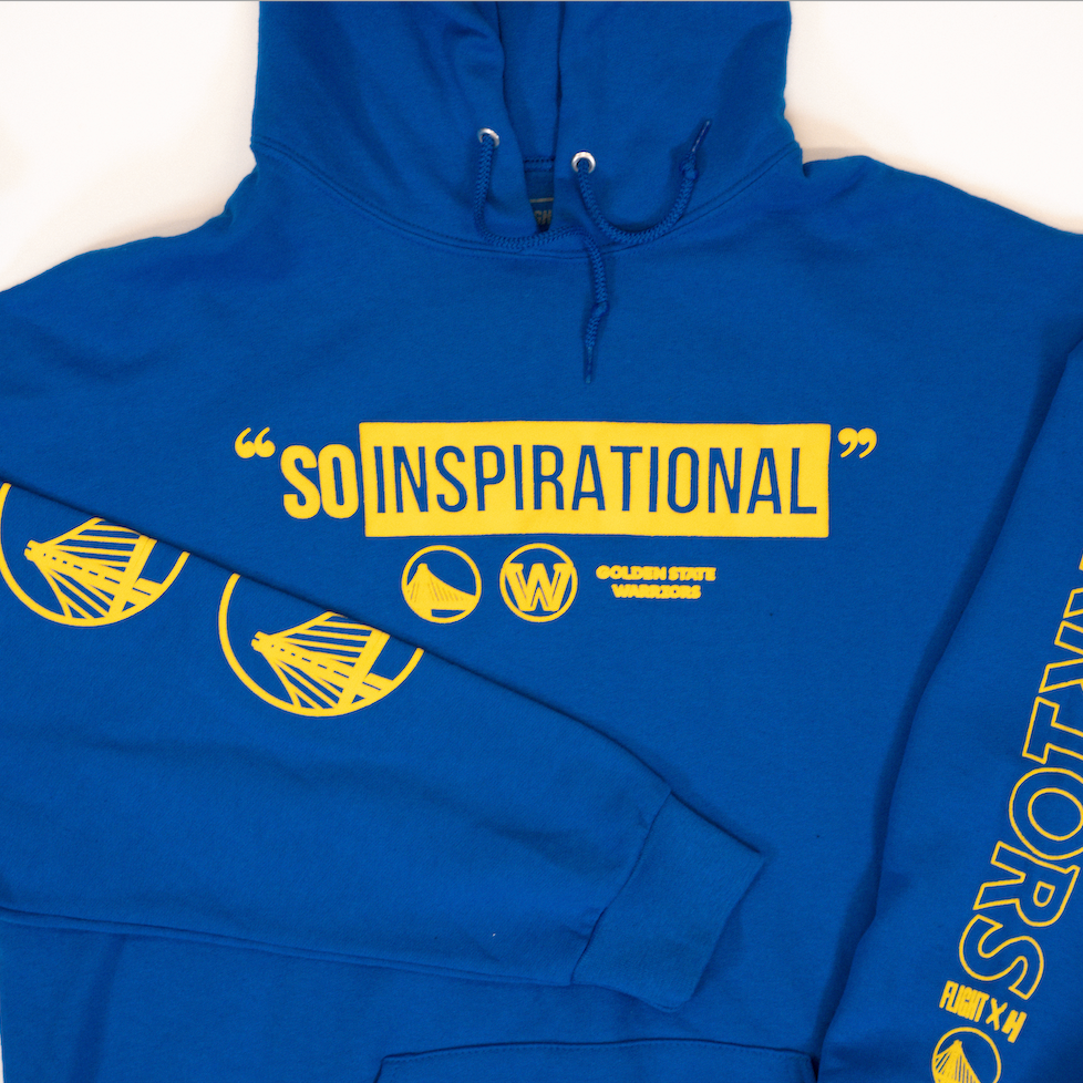 Flight x Warriors So Inspirational Blue Hoodie