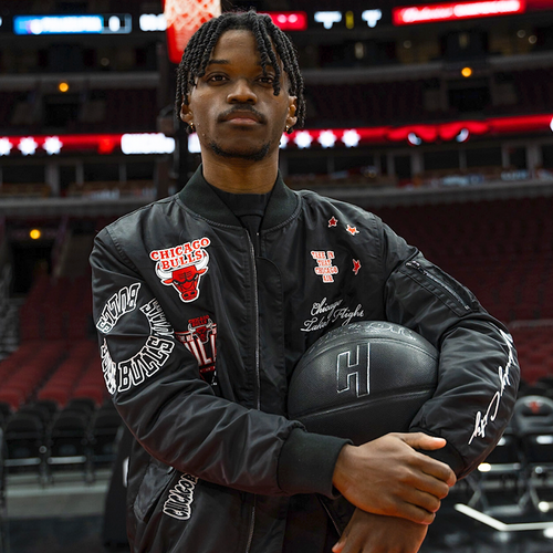 KOT4Q x Bulls Windy City Bomber Jacket